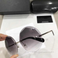 Round Rimless Vintage Sun Glasses Wholesale